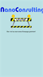 Mobile Screenshot of nanoconsulting.de