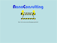 Tablet Screenshot of nanoconsulting.de